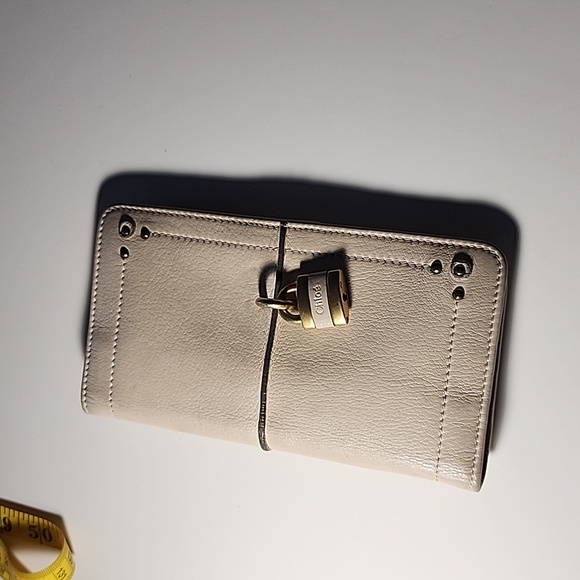 Chloe Paddington Long Leather Wallet. Beige Color. Authentic. - Picture 11 of 14